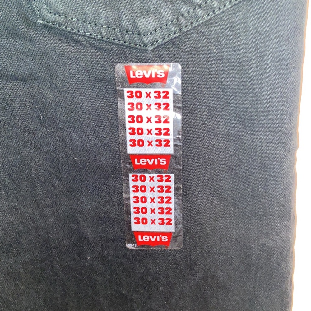 Levi’s Vintage Orange Tag Deep Forest Green Student Relaxed Fit 550 Size 30/32 - Picture 4 of 10